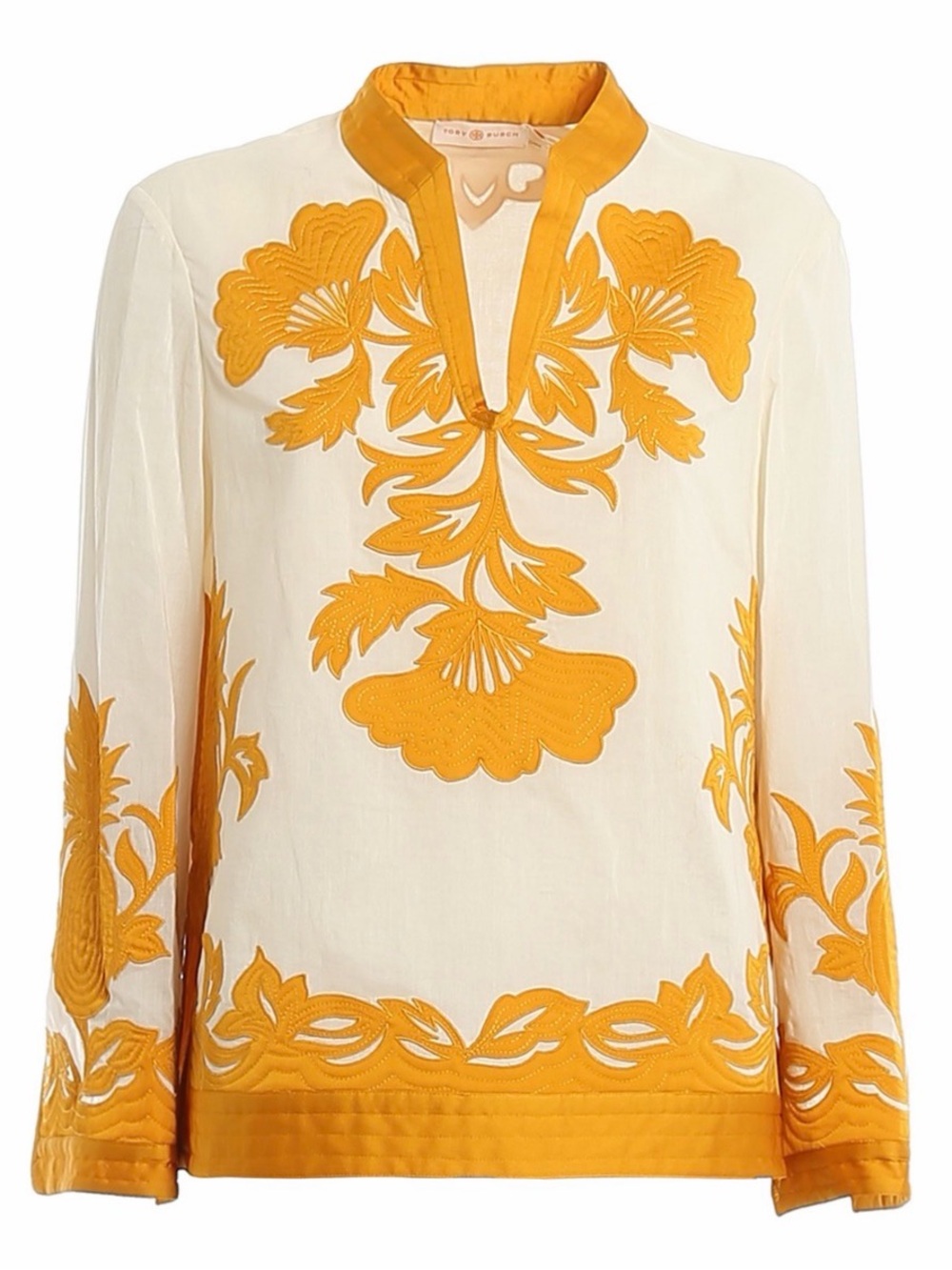 ✨ Tory Burch Appliqué Cotton Poplin Tunic✨ RARE•HTF•VVEUC $495